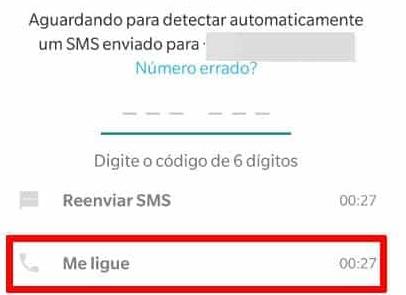 Whatsapp business em telefone fixo passo 4