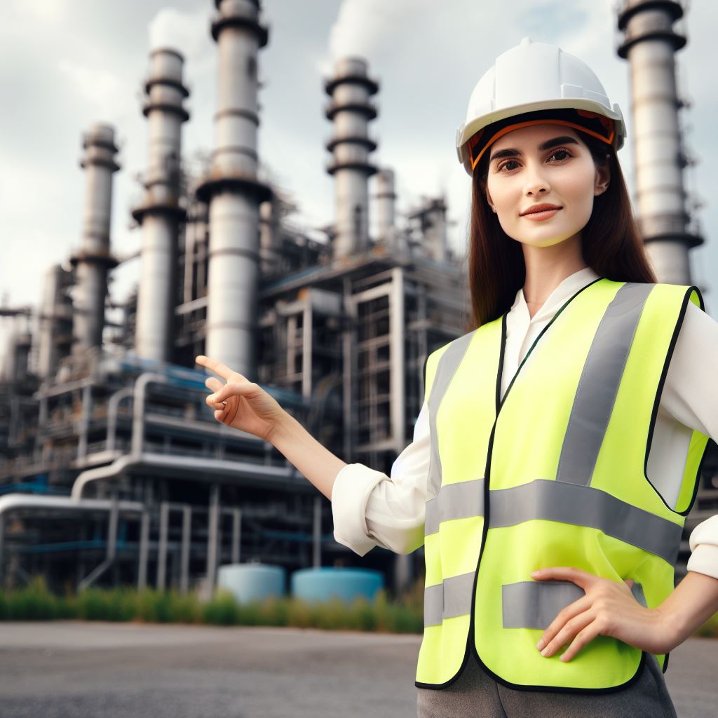 Pessoas trabalhando na indústria e sobre andaime9