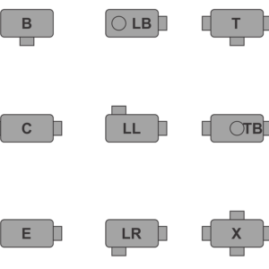 Conduletes galvanizados